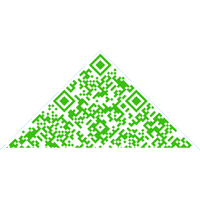custom qr code - triangle